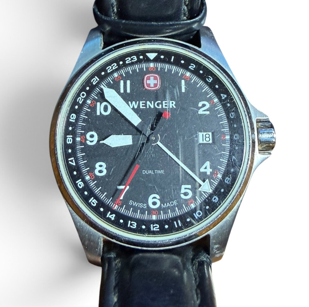 Wenger 7209X Swiss Made Men's Watch, Elegant Design, Pre Owned, Excellent